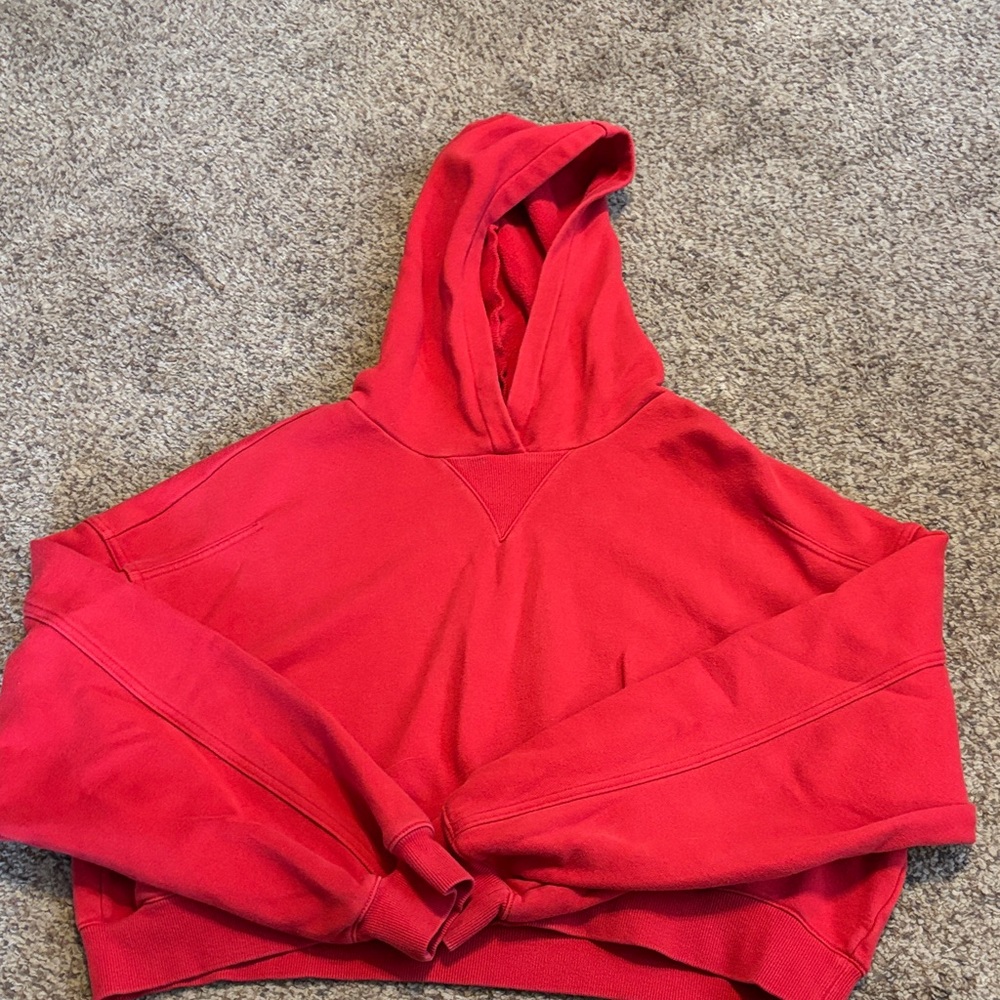 Divided Bold Red Women's Hoodie